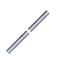 Satco 60" 1/8 IP Zinc Plated Silver Steel Nipple