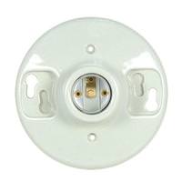 Satco Glazed Porcelain Keyless Ceiling Receptacle Socket