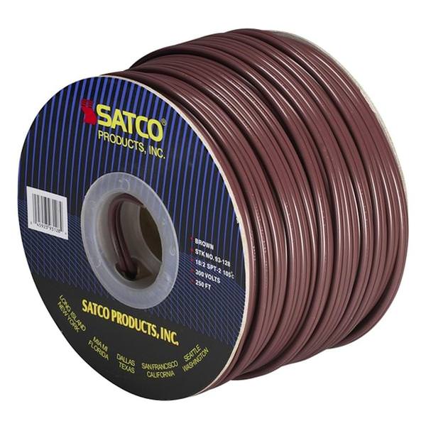 250' Brown 18/2 SPT-2 Wire Spool
