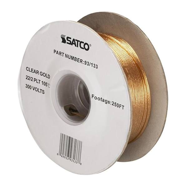 250' Clear Gold Wire Spool