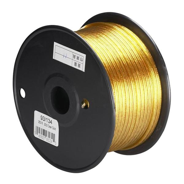 250' Clear Gold Wire Spool