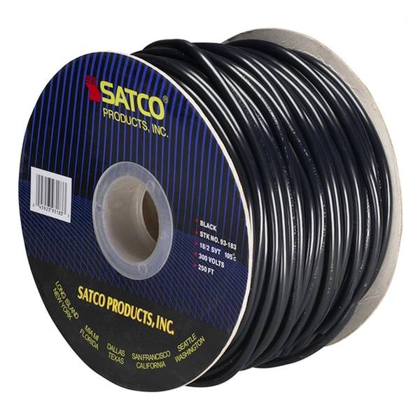 250' Black 18/2 SVT Pulley Cord Spool