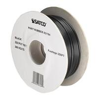 Satco 250' Black 22/2 PLT Wire Spool