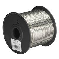 Satco 250' Clear Silver 22/2 PLT Wire Spool