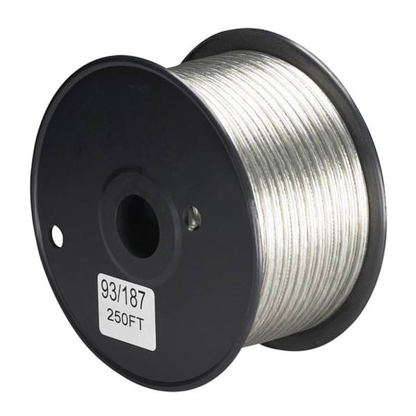 250' Clear Silver 20/2 PLT Wire Spool