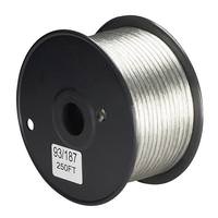 Satco 250' Clear Silver 20/2 PLT Wire Spool