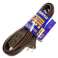 Satco 12' Brown Extension Cord