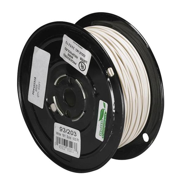 500' White Nylon Wire Spool