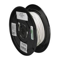 Satco 250' White 18/1 Stranded Braid Wire Spool