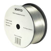 Satco 2500' Clear Silver 18/2 SPT-1 Wire Spool