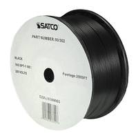 Satco 2500' Black 18/2 SPT-1 Wire Spool