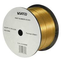 Satco 2500' Clear Gold 18/2 SPT-1.5 Wire Spool