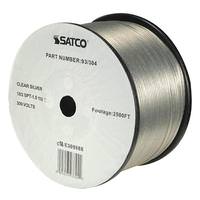 Satco 2500' Clear Silver 18/2 SPT-1.5 Wire Spool