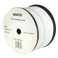 Satco 2500' White 18/2 SPT-2 Wire Reel