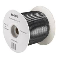 Satco 250' Black 18/2 SJT Pulley Cord Spool