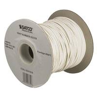 Satco 500' White 18/1 Wire Spool