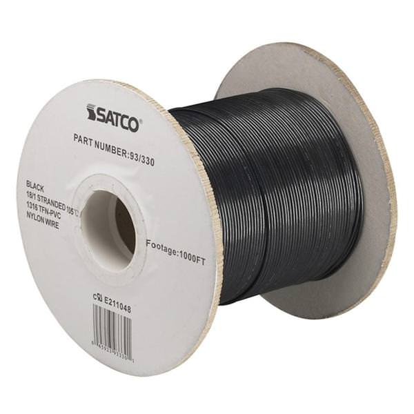 1000' Black Nylon Wire Spool