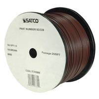 Satco 2500' Brown 18/2 SPT-1.5 Wire Reel