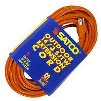 Satco 50' 14/3 SJTW Orange Extension Cord