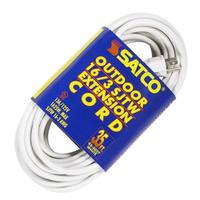Satco 35' 16/3 SJTW White Extension Cord