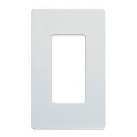 Satco 1-Gang White Wallplate