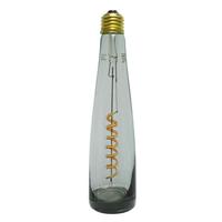 SEGULA 8 watt 120 volt Wine Bottle Medium Screw Base Black Dimmable LED Filament Flower Bulb