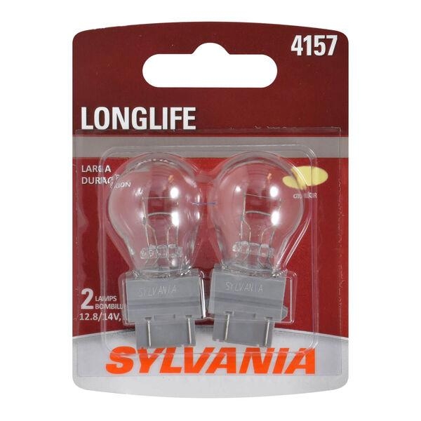 28.5 watt 12.8/14 volt Wedge Double Filament Base Amber #4157 (2 Pack)