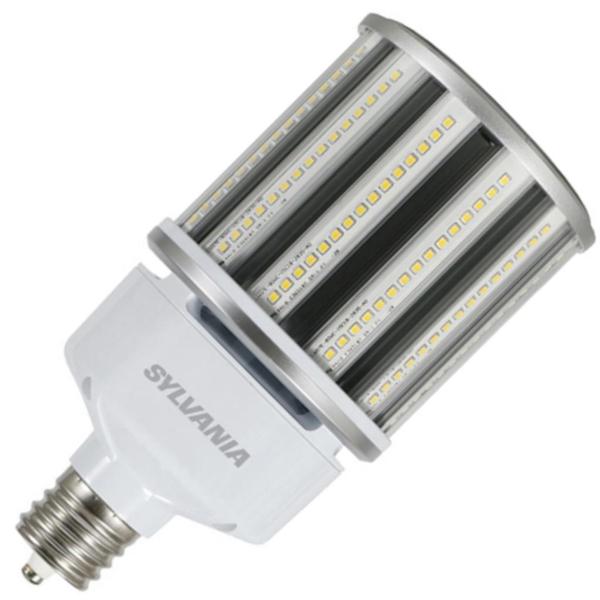 80 watt 120/277 volt Corn Cob Mogul Screw Base 3000K Natural White LED