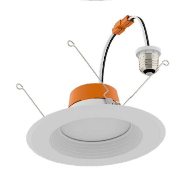 5/6" 8 watt 120 volt Medium Screw Base CCT Selectable Dimmable LED Recessed Downlight