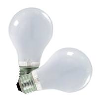 Sunlite 100 watt 120 volt A19 Medium Screw Base 3200K Natural White Left Hand Thread Dimmable (2 pack)