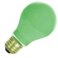 View 40 watt 120 volt A19 Medium Screw (E26) Base Green Dimmable Light Bulb