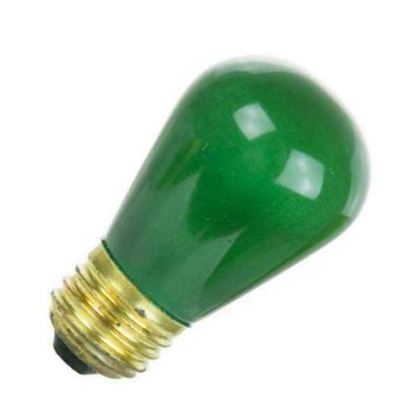 11 watt 120 volt S14 Medium Screw Base Green