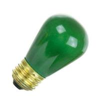 Sunlite 11 watt 120 volt S14 Medium Screw Base Green