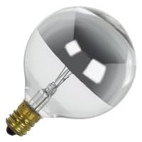Sunlite 40 watt 120 volt G16.5 Candelabra Screw Base 2600K Warm White Dimmable Light
