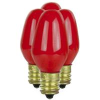 Sunlite 7 watt 120 volt C7 Candelabra Screw Base Red Night Light