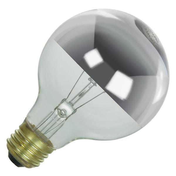 60 watt 120 volt Medium Screw (E26) Base 3200K Natural White Dimmable Silver Bowl Light Bulb