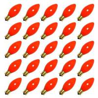 Sunlite C9 120 volt Intermediate Screw Base Ceramic Orange (25 Pack)