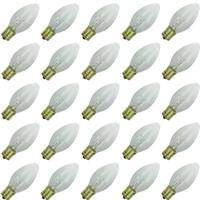 Sunlite 7 watt 120 volt C9 Intermediate Screw (E17) Base Clear Dimmable