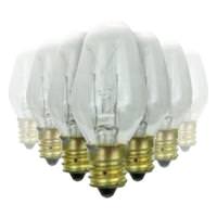 Sunlite 10 watt 120 volt C7 Candelabra Screw Base Clear Night Light