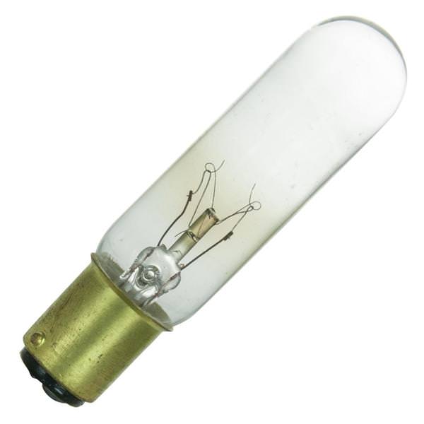 15 watt 120 volt T6 Double Contact Bayonet (BA15d) Base 3200K Dimmable Light