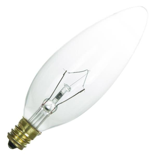 40 watt 120 volt Chandelier Candelabra Screw Base 3200K Natural White Dimmable