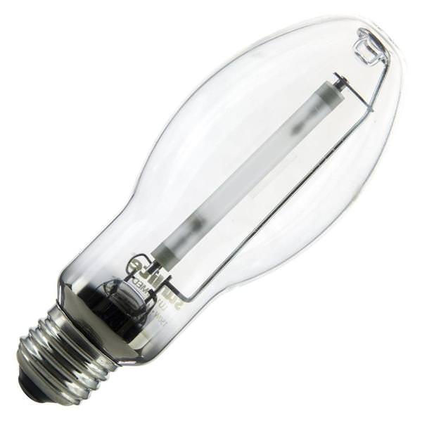 150 watt ED17 Medium Screw Base 2100K Warm White Clear High Pressure Sodium Light Bulb