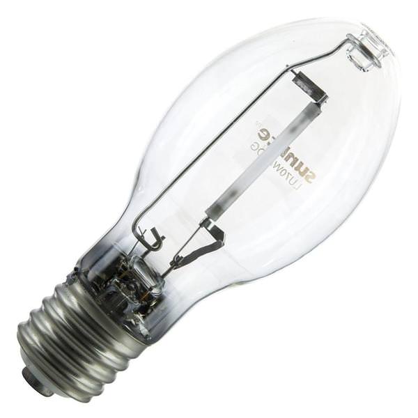 70 watt ED23 Mogul Screw (E39) Base 2100K Warm White Clear High Pressure Sodium Light Bulb