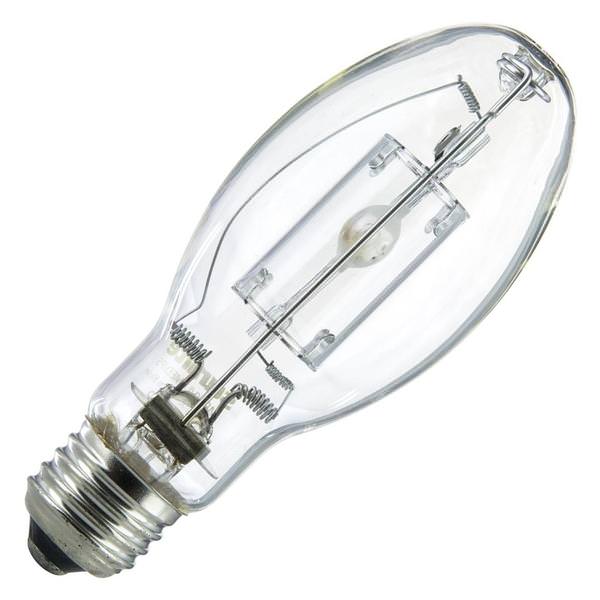 50 watt ED17 Medium Screw (E26) Base 3200K Natural White Clear Metal Halide Light Bulb