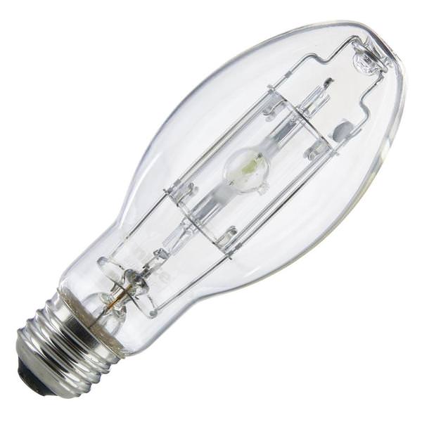 70 watt ED17 Medium Screw (E26) Base 4000K Cool White Clear Metal Halide Light Bulb