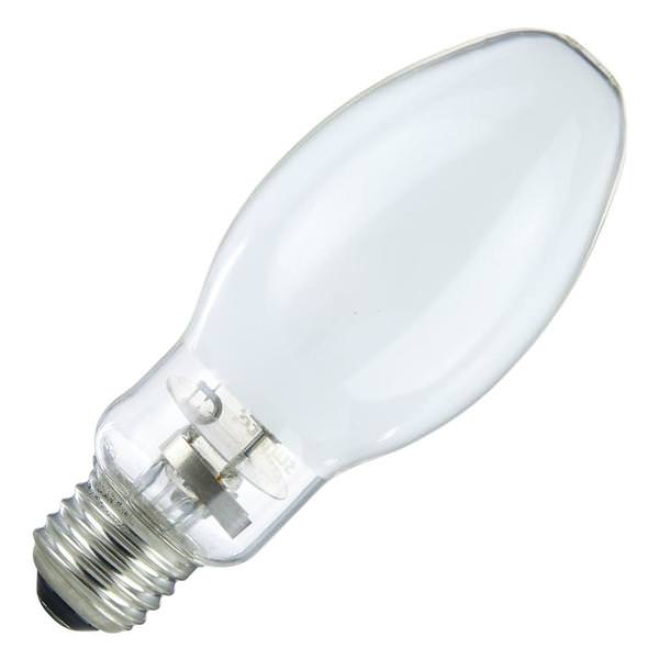 100 watt ED17 Medium Screw (E26) Base Frosted 4000K Cool White Metal Halide Light Bulb