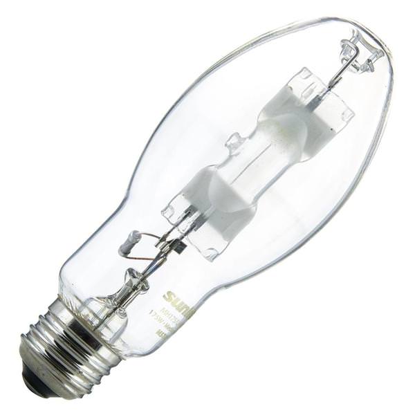175 watt ED17 Medium Screw (E26) Base 4000K Cool White Clear Metal Halide Light Bulb