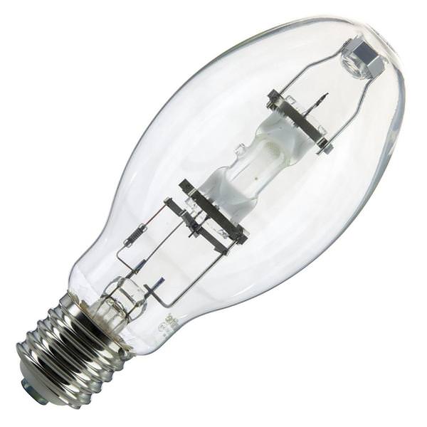 250 watt ED28 Mogul Screw (E39) Base Clear Metal Halide Light Bulb