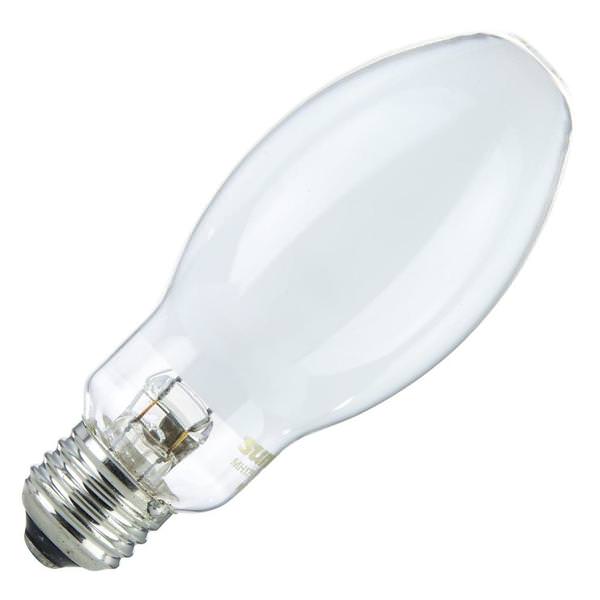 175 watt ED17 Medium Screw (E26) Base 4200K Cool White Frosted Metal Halide Light Bulb