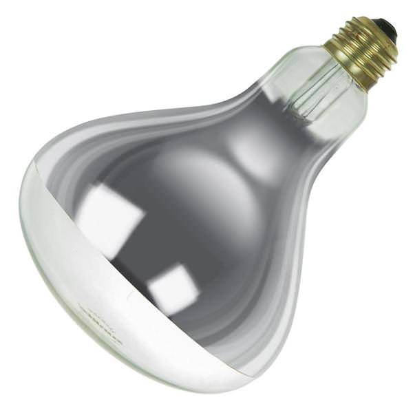 375 watt 130 volt R40 Medium Screw Base Dimmable 2600K Warm White Heat Lamp